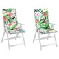 vidaXL Cojines para silla 2 uds tela multicolor 120x50x3 cm vidaXL Cojines para silla 2 uds tela multicolor 120x50x3 cm