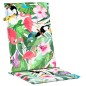 vidaXL Cojines para silla 2 uds tela multicolor 120x50x3 cm vidaXL Cojines para silla 2 uds tela multicolor 120x50x3 cm