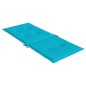 vidaXL Cojines para sillas con respaldo alto 6 uds tela turquesa vidaXL Cojines para sillas con respaldo alto 6 uds tela turquesa