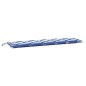 vidaXL Cojín banco jardín tela Oxford a rayas azul y blanco 180x50x7cm vidaXL Cojín banco jardín tela Oxford a rayas azul y blanco 180x50x7cm