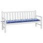 vidaXL Cojín banco jardín tela Oxford a rayas azul y blanco 180x50x7cm vidaXL Cojín banco jardín tela Oxford a rayas azul y blanco 180x50x7cm