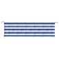 vidaXL Cojín banco jardín tela Oxford a rayas azul y blanco 180x50x7cm vidaXL Cojín banco jardín tela Oxford a rayas azul y blanco 180x50x7cm