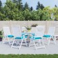 vidaXL Cojines de silla 6 uds tela Oxford turquesa 50x50x7 cm