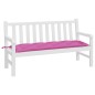 vidaXL Cojín de banco de jardín tela Oxford rosa 150x50x7 cm vidaXL Cojín de banco de jardín tela Oxford rosa 150x50x7 cm