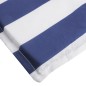 vidaXL Cojín de tumbona tela Oxford a rayas azul y blanco