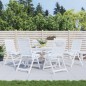 vidaXL Cojines de silla 6 uds tela Oxford estampado hojas 50x50x7 cm