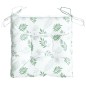 vidaXL Cojines de silla 6 uds tela Oxford estampado hojas 50x50x7 cm