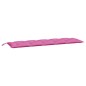 vidaXL Cojín de banco de jardín tela Oxford rosa 180x50x7 cm