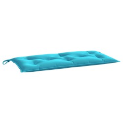 vidaXL Cojín de banco de jardín tela Oxford turquesa 100x50x7 cm