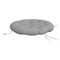 vidaXL Cojín redondo tela Oxford gris Ø 100x11 cm vidaXL Cojín redondo tela Oxford gris Ø 100x11 cm