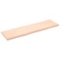 vidaXL Estante de pared madera maciza roble sin tratar 180x50x(2-6) cm vidaXL Estante de pared madera maciza roble sin tratar 180x50x(2-6) cm