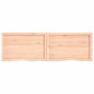 vidaXL Estante de pared madera maciza roble sin tratar 180x50x(2-6) cm vidaXL Estante de pared madera maciza roble sin tratar 180x50x(2-6) cm