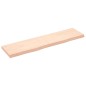 vidaXL Estante de pared madera maciza roble sin tratar 160x40x(2-6) cm vidaXL Estante de pared madera maciza roble sin tratar 160x40x(2-6) cm