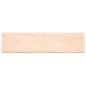 vidaXL Estante de pared madera maciza roble sin tratar 160x40x(2-6) cm vidaXL Estante de pared madera maciza roble sin tratar 160x40x(2-6) cm