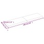 vidaXL Estante de pared madera maciza roble sin tratar 160x40x(2-6) cm vidaXL Estante de pared madera maciza roble sin tratar 160x40x(2-6) cm