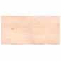 vidaXL Estante de pared madera maciza roble sin tratar 120x60x(2-6) cm vidaXL Estante de pared madera maciza roble sin tratar 120x60x(2-6) cm