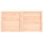 vidaXL Estante de pared madera maciza roble sin tratar 120x60x(2-6) cm vidaXL Estante de pared madera maciza roble sin tratar 120x60x(2-6) cm