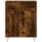 vidaXL Aparador alto madera contrachapada roble ahumado 69,5x34x180 cm vidaXL Aparador alto madera contrachapada roble ahumado 69,5x34x180 cm