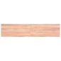 vidaXL Estante pared madera roble tratada marrón claro 180x40x(2-6) cm vidaXL Estante pared madera roble tratada marrón claro 180x40x(2-6) cm