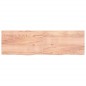 vidaXL Estante pared madera roble tratada marrón claro 200x60x(2-6) cm vidaXL Estante pared madera roble tratada marrón claro 200x60x(2-6) cm