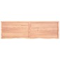 vidaXL Estante pared madera roble tratada marrón claro 200x60x(2-6) cm vidaXL Estante pared madera roble tratada marrón claro 200x60x(2-6) cm