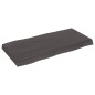 vidaXL Tablero mesa madera tratada borde vivo marrón 80x40x(2-6) cm vidaXL Tablero mesa madera tratada borde vivo marrón 80x40x(2-6) cm