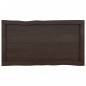vidaXL Tablero mesa madera tratada borde vivo marrón 80x40x(2-6) cm vidaXL Tablero mesa madera tratada borde vivo marrón 80x40x(2-6) cm