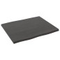 vidaXL Tablero mesa madera tratada roble borde vivo marrón 60x50x2 cm vidaXL Tablero mesa madera tratada roble borde vivo marrón 60x50x2 cm