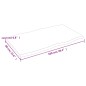 vidaXL Tablero mesa madera tratada roble borde vivo marrón 100x60x2 cm vidaXL Tablero mesa madera tratada roble borde vivo marrón 100x60x2 cm