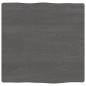 vidaXL Tablero mesa madera tratada borde vivo marrón 40x40x(2-4) cm vidaXL Tablero mesa madera tratada borde vivo marrón 40x40x(2-4) cm