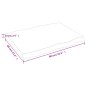 vidaXL Tablero mesa madera tratada borde vivo marrón 80x60x(2-6) cm vidaXL Tablero mesa madera tratada borde vivo marrón 80x60x(2-6) cm