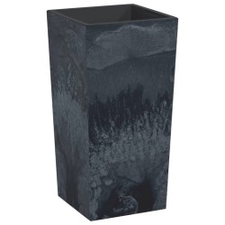 vidaXL Macetero interior extraíble PP hormigón gris antracita 11/26,5L