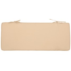 Esschert Design Cojín de banco 98,5x39,5 cm beige  MF019