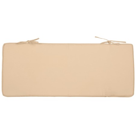 Esschert Design Cojín de banco 98,5x39,5 cm beige  MF019