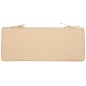 Esschert Design Cojín de banco 98,5x39,5 cm beige MF019 Esschert Design Cojín de banco 98,5x39,5 cm beige MF019