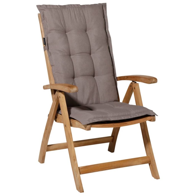 Madison Cojín de silla con respaldo Panama 123x50cm gris taupé Madison Cojín de silla con respaldo Panama 123x50cm gris taupé