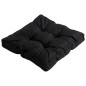 Madison Cojín acolchado de asiento Panama 47x47 cm negro Madison Cojín acolchado de asiento Panama 47x47 cm negro