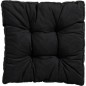 Madison Cojín acolchado de asiento Panama 47x47 cm negro Madison Cojín acolchado de asiento Panama 47x47 cm negro