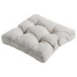 Madison Cojín para silla acolchado Panama 47x47 cm beige claro Madison Cojín para silla acolchado Panama 47x47 cm beige claro