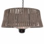 Sunred Calefactor colgante Artix Corda 1800 W halógeno marrón Sunred Calefactor colgante Artix Corda 1800 W halógeno marrón