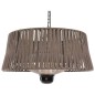 Sunred Calefactor colgante Artix Corda 1800 W halógeno marrón Sunred Calefactor colgante Artix Corda 1800 W halógeno marrón