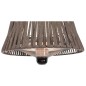 Sunred Calefactor colgante Artix Corda 1800 W halógeno marrón Sunred Calefactor colgante Artix Corda 1800 W halógeno marrón