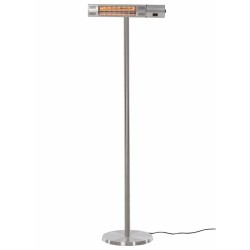 Sunred Calefactor de pie Royal Diamond 2000 W rosa oro plateado 
