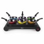 Tristar Juego de sartenes wok negro 1000 W