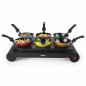 Tristar Juego de sartenes wok negro 1000 W