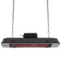 Sunred Estufa patio Royal Diamond Dark rosa oro Hanging 2500 W negro Sunred Estufa patio Royal Diamond Dark rosa oro Hanging 2500 W negro