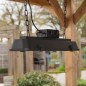 Sunred Estufa patio Royal Diamond Dark rosa oro Hanging 2500 W negro Sunred Estufa patio Royal Diamond Dark rosa oro Hanging 2500 W negro