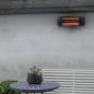 Sunred Calefactor de pared para patio Lugo cuarzo gris 2000 W Sunred Calefactor de pared para patio Lugo cuarzo gris 2000 W