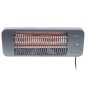 Sunred Calefactor de pared para patio Lugo cuarzo gris 2000 W Sunred Calefactor de pared para patio Lugo cuarzo gris 2000 W
