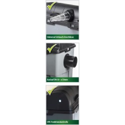 HEISSNER Set de filtro por gravitación 3300 L/h